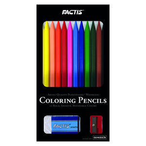 PLASTIPASTEL CLR PENCILS 12/ST