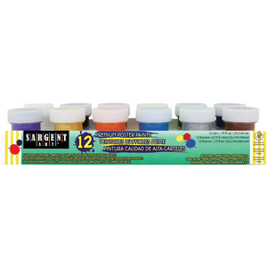 12 Ct. Poster Paint Set