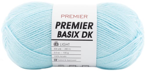 Premier Yarns Basix DK Yarn-Aqua