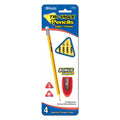 #2 The First Triangle Jumbo Yellow Pencil w/ Sharpener  4pc
