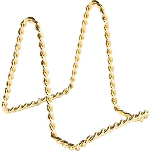 4" U SHAPED BRASS EASEL