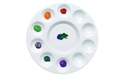 AFTH 10 Well Round Palette Tray