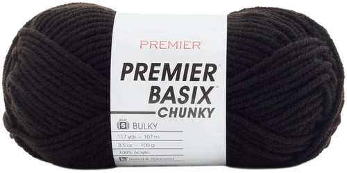 Premier Basix Chunky Yarn-Black