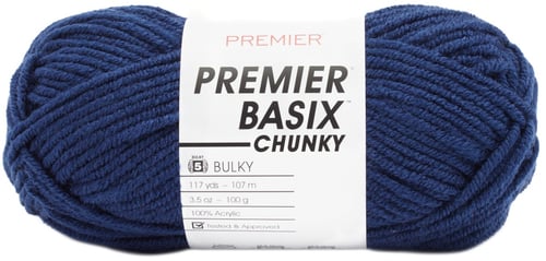 Premier Basix Chunky Yarn-Navy