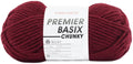 Premier Basix Chunky Yarn-Burgundy
