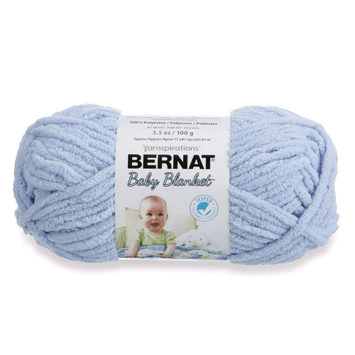 Bernat Baby Blanket Yarn-Baby Blue