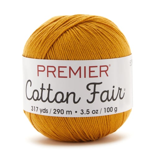 Premier Cotton Fair Yarn-Goldenrod