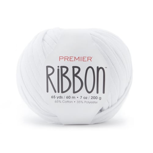 Premier Ribbon Yarn-White