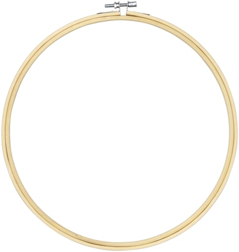CousinDIY Natural Wood Hoop-10"