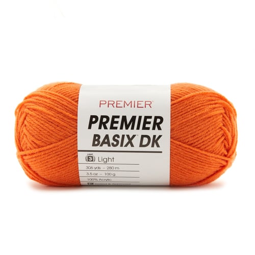 Premier Yarns Basix DK Yarn-Orange