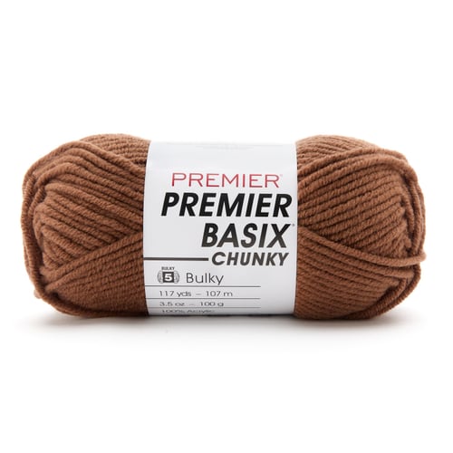 Premier Basix Chunky Yarn-Cocoa