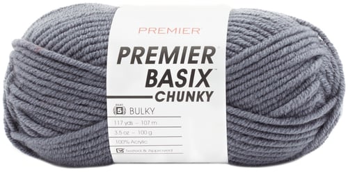 Premier Basix Chunky Yarn-Slate