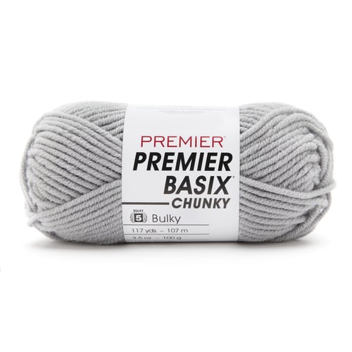 Premier Basix Chunky Yarn-Silver