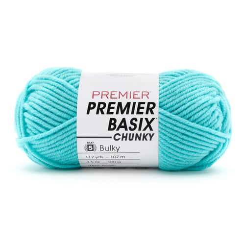 Premier Basix Chunky Yarn-Aqua