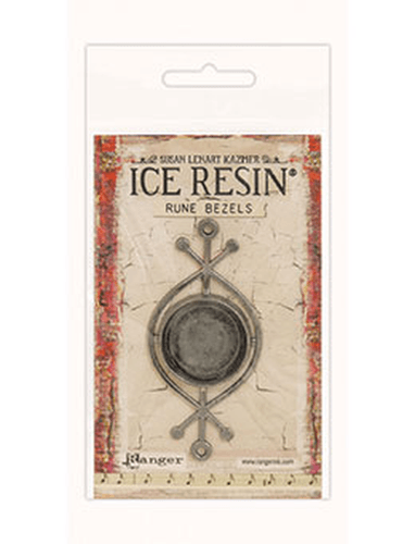IR BEZEL: RUNE, ROUND, ANT SILVER