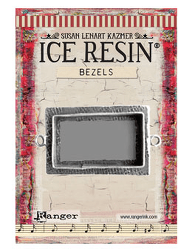 IR BEZEL - MILAN ANT SILVER, RECTANGLE, MED