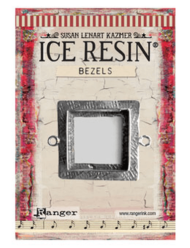 IR BEZEL - MILAN ANT SILVER, SQUARE, MED