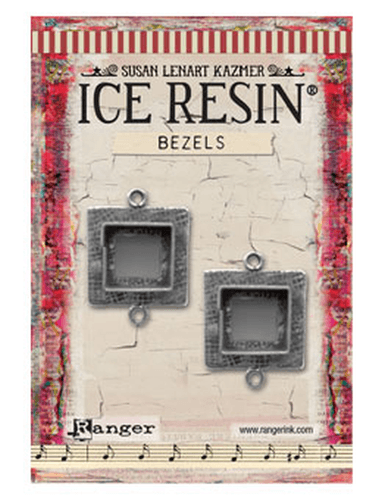 IR BEZEL - MILAN ANT SILVER, SQUARE, SM