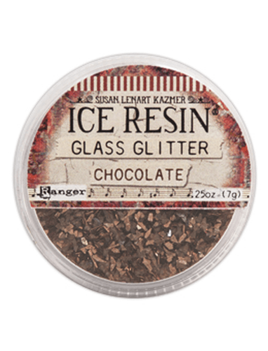 IR GLASS GLITTER, CHOCOLATE*
