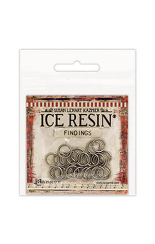 IR FINDINGS - 10MM JUMP RINGS, ANTIQUE SILVER