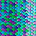Easy Pattern HTV Mermaid Scales teal 12'' x 15''