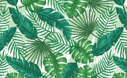 PSV EasyPattern Tropical Leaves 12'' x 20''