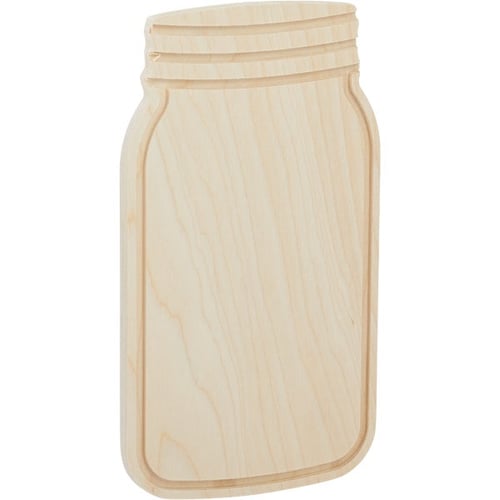 &MASON JAR- 10" , UNFIN PLYWD
