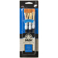 Plaid FolkArt Brush Set Soft Grip Wash 3 pc