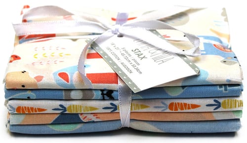 Camelot Fat Quarter Bundle 18"X21" 5pcs-Emma & Mila - Farm Animals Multi