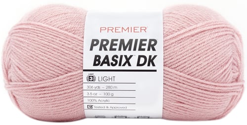Premier Yarns Basix DK Yarn-Light Mauve