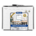 BAZIC 11" X 14" Magnetic Dry Erase Calendar Board w/ Marker & 2 Magnets