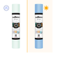 UV Color Changing PSV Light Blue