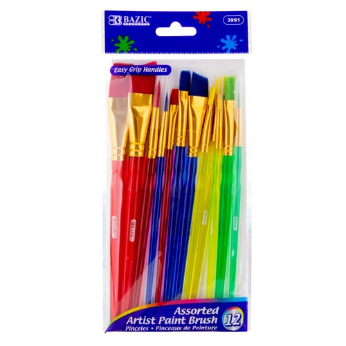 12 Piece Paint Brush Set