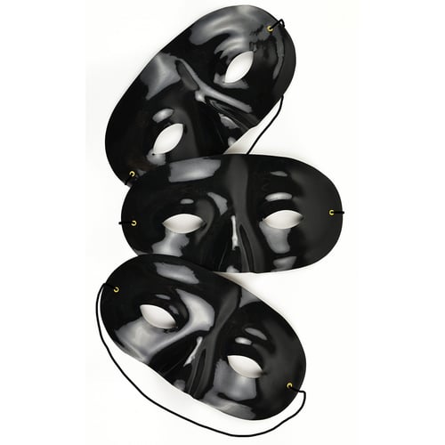 Mask-It Half Face Forms 7.5" 3/Pkg