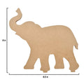 Little Birdie MDF Base Standing Elephant 8.5"X8"