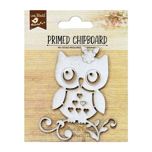 Little Birdie Laser Cut Primed Chipboard 1/Pkg