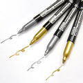 Silver & Gold Metallic Markers (2/Pack)