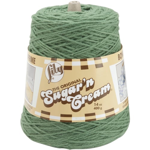 Lily Sugar'n Cream Yarn Cones, SAGE
