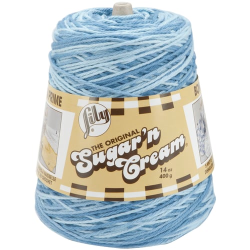 Lily Sugar'n Cream Yarn Cones, FADED DENIM