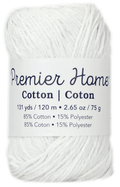 WHITE     -YARN HOME COTTON
