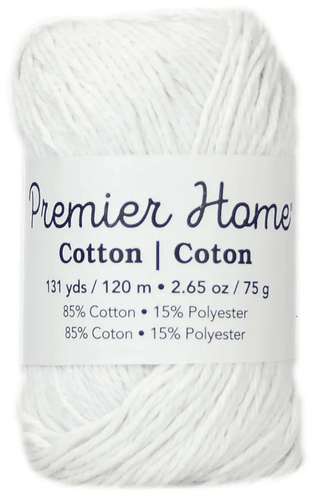 WHITE     -YARN HOME COTTON