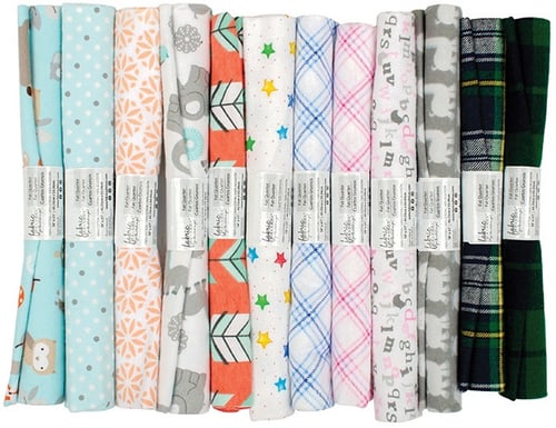 FLANNEL   -FAT QUARTER ASST