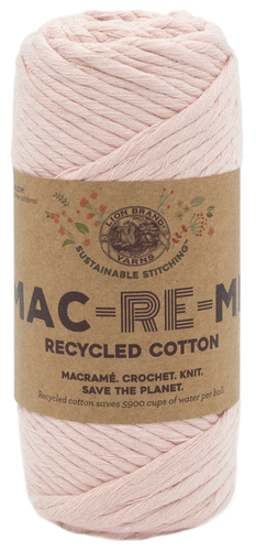 Lion Brand Mac-Re-Me Yarn-Sweet Pink