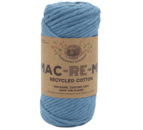 Lion Brand Mac-Re-Me Yarn-Denim