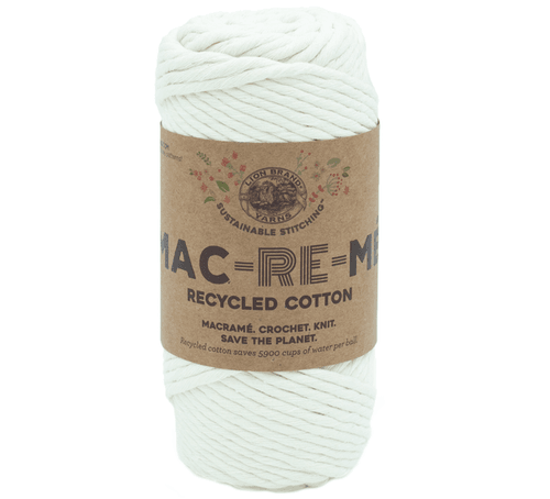 Lion Brand Mac-Re-Me Yarn-Natural