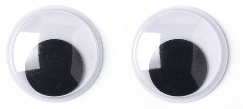 CousinDIY Paste-On Wiggle Eyes 25mm 2/Pkg