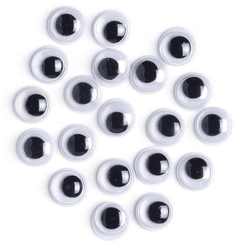 CousinDIY Paste-On Wiggle Eyes 7mm 20/Pkg