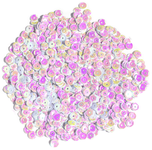 CousinDIY Cupped Sequins White Iridescent