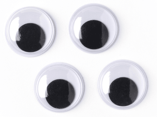 CousinDIY Paste-On Wiggle Eyes 20mm 4/Pkg