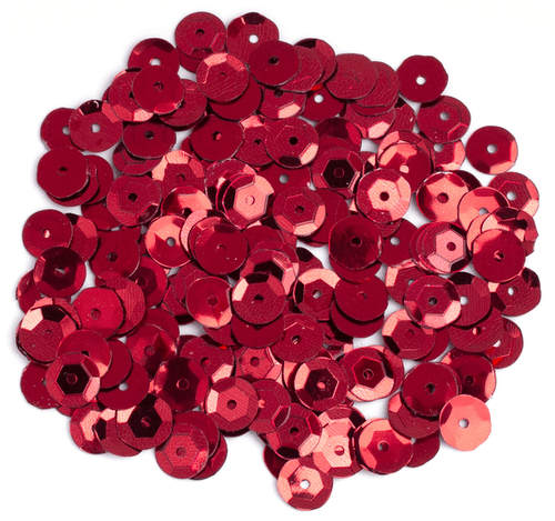CousinDIY Cupped Sequins Red